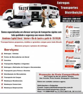 Fast transportes e mudanas. Guia de empresas e servios