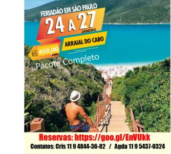 Fast trips viagem para arraial do cabo. Guia de empresas e servios