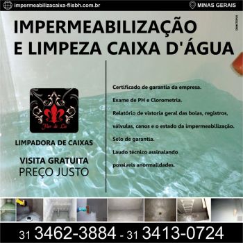 Impermeabilizadora de caixas de gua em bh. Guia de empresas e servios