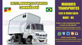Marques transportes bagé. Guia de empresas e serviços