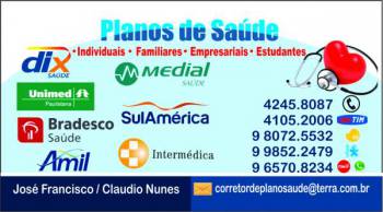 Planos de saude empresariais familiares sulamerica, bradesco. Guia de empresas e serviços