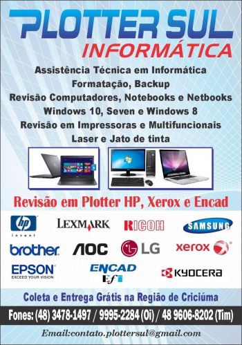 Plotter sul informtica. Guia de empresas e servios