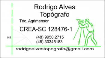 Rodrigo alves topografo. Guia de empresas e serviços