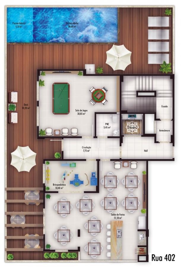 Apartamento com 3 Dormitórios à venda, 116 m² por R$ 460.000,00